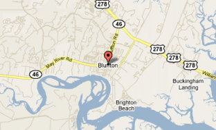 Bluffton Area Map